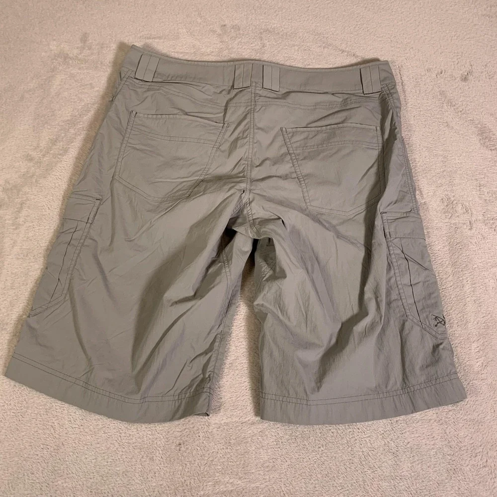 Arc'teryx Shorts Mens 36 Gray Cargo Hiking Quick Dry Stretch 13